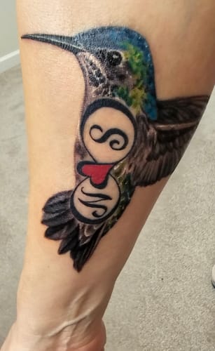 Customer photo review of Painless Tattoo Numbing Cream