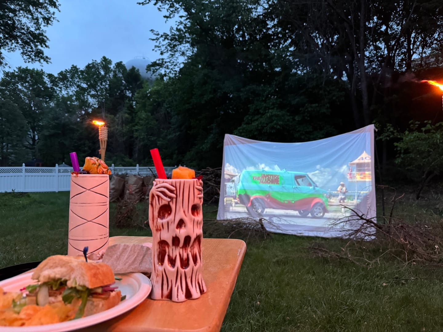 Customer photo review of Ceramic Tiki Mugs, Set of 8 - 18-23.5oz - Perfect for Exotic Cocktails, Iced Tea, Soda, Mai Tai, Long Island