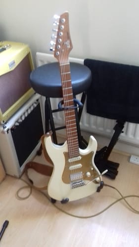 Customer photo review of Donner DST-550 39-inch ST Electric Guitar HSS Pickup Solid Double-Cut Poplar Body