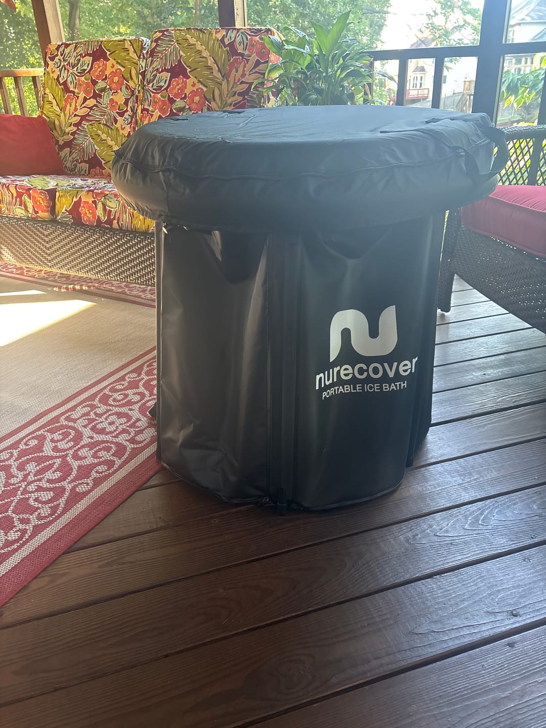 Customer photo review of nurecover Pod - Portable Ice Bath