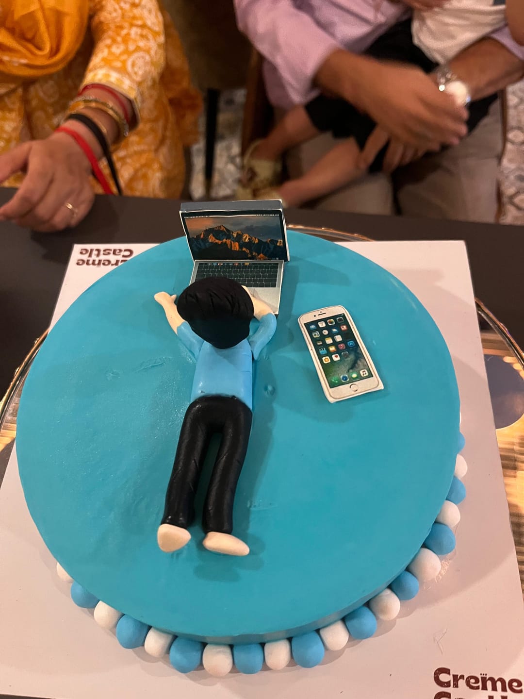 Customer photo review of Cake for a workaholic