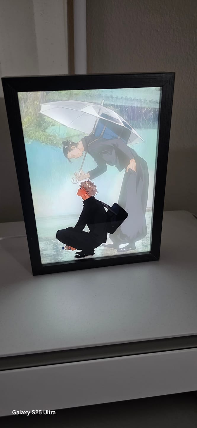 Customer photo review of Anime Custom LED Light Painting