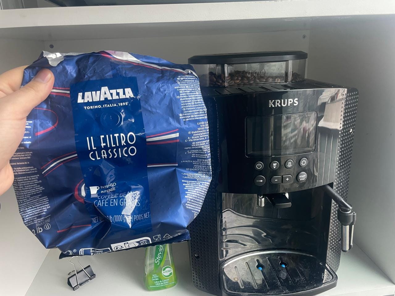 Customer photo review of Lavazza Il Filtro Classico 1 kg Grano Entero