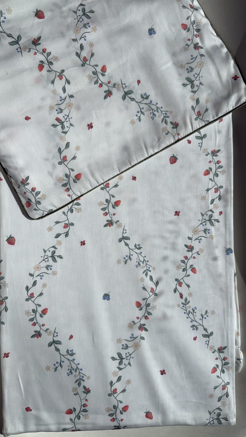 Customer photo review of Botanical Berries Toddler Pillow - Ivory