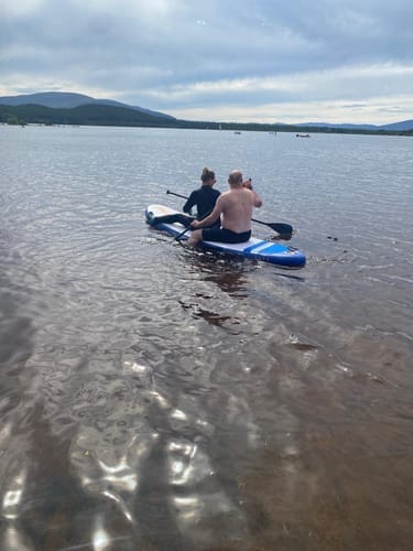 Customer photo review of Aquaplanet MAX 10’6″ Inflatable Paddle Board Package - Prism