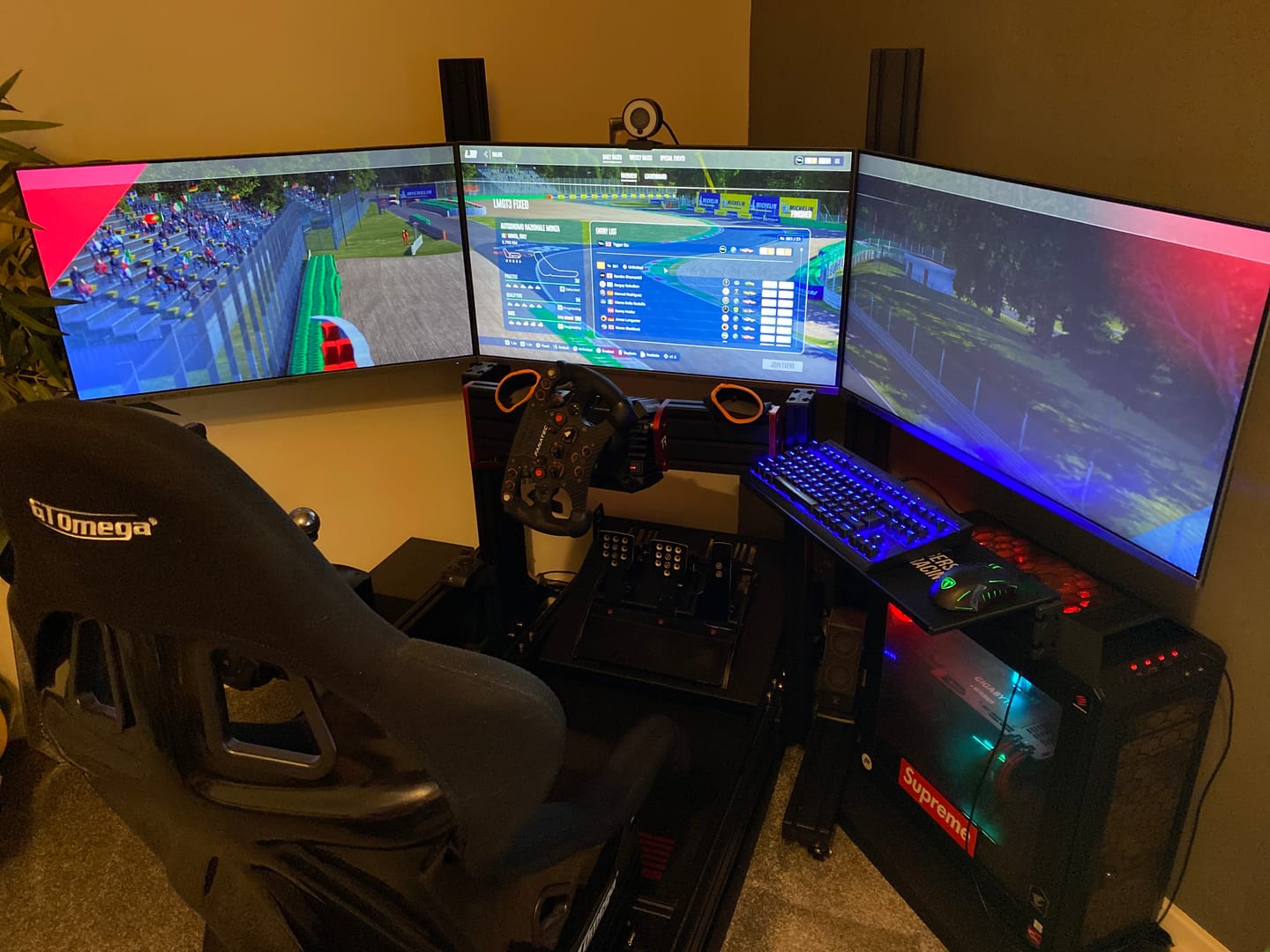 Customer photo review of Simulator Monitor Stand