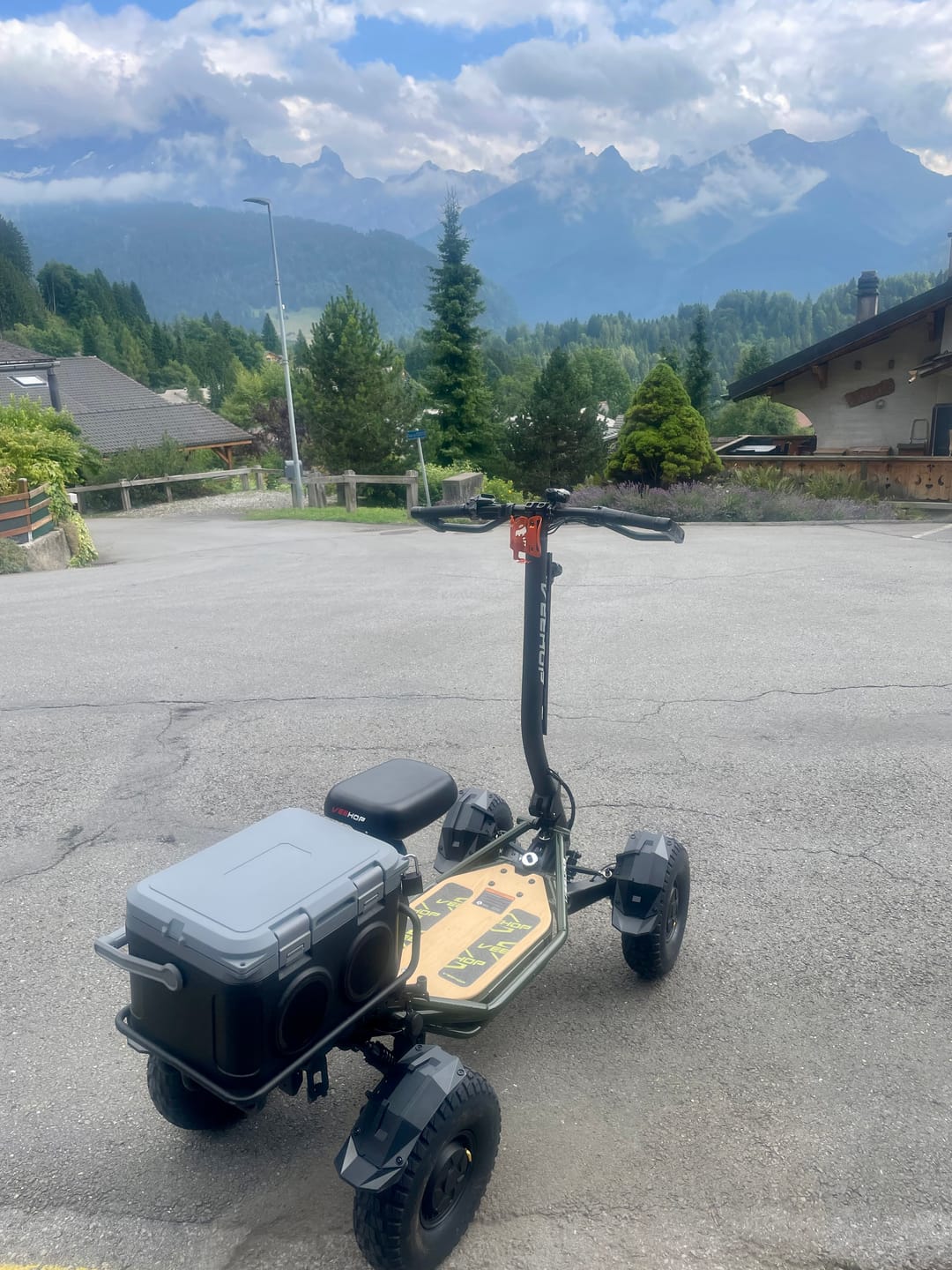 Customer photo review of Garde boue pour trottinette Veehop
