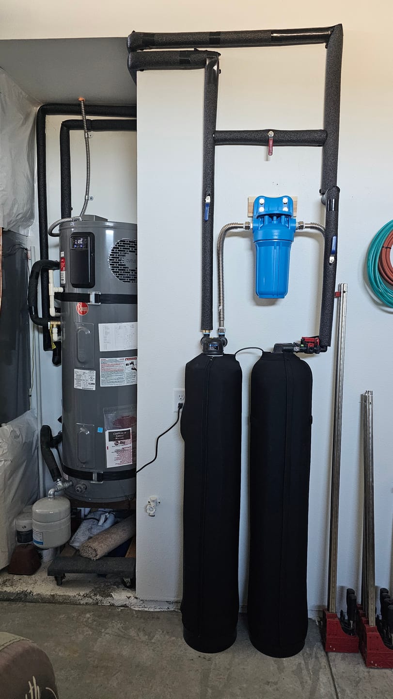 Customer photo review of SoftPro Whole House Chlorine+ & Fluoride Filter (Catalytic + Bone Char Carbon Filter)