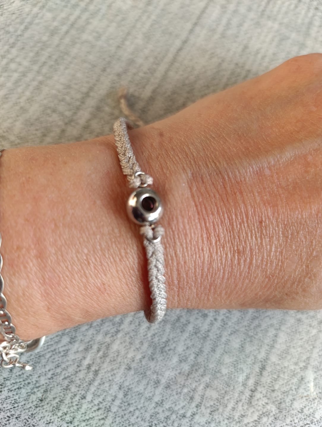 Customer photo review of Personalizovaný náramek s fotografií