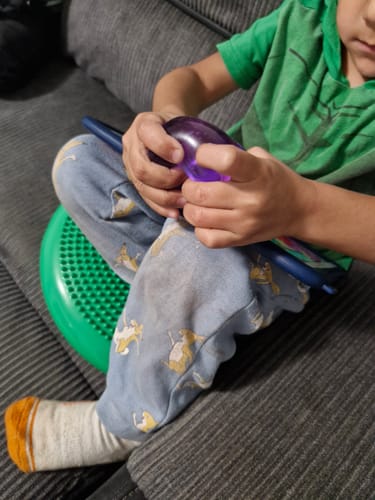 Customer photo review of Sensory Jelly Cube Jelly Squishy