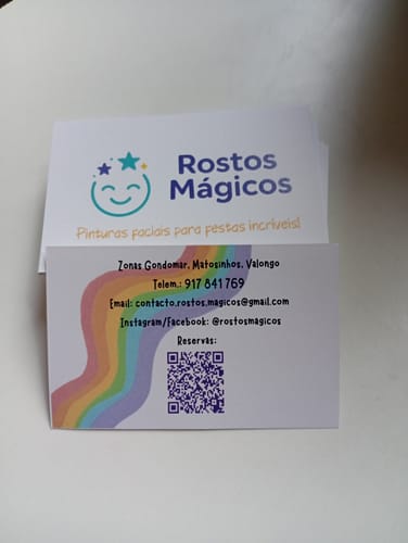 Customer photo review of Imprimir Cartões de Visita (85 x 55 mm)