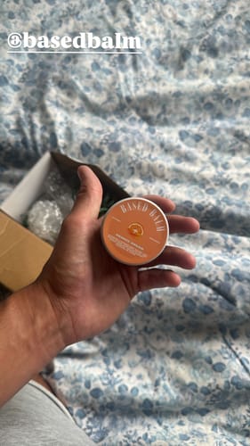 Customer photo review of NEW Based Balm’s Orange Dream Whipped Skin Balm
