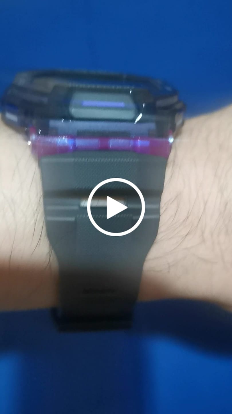Customer video review of Reloj Casio G-Shock G-SQUAD GBD-200SM-1A6DR Bluetooth