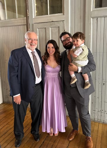 Customer photo review of Milan Dress in Lavender by Elle Zeitoune - RENTAL