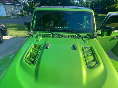 Customer photo review of Hood Vents JL/JT OEM Rubicon ONLY Hydrographic