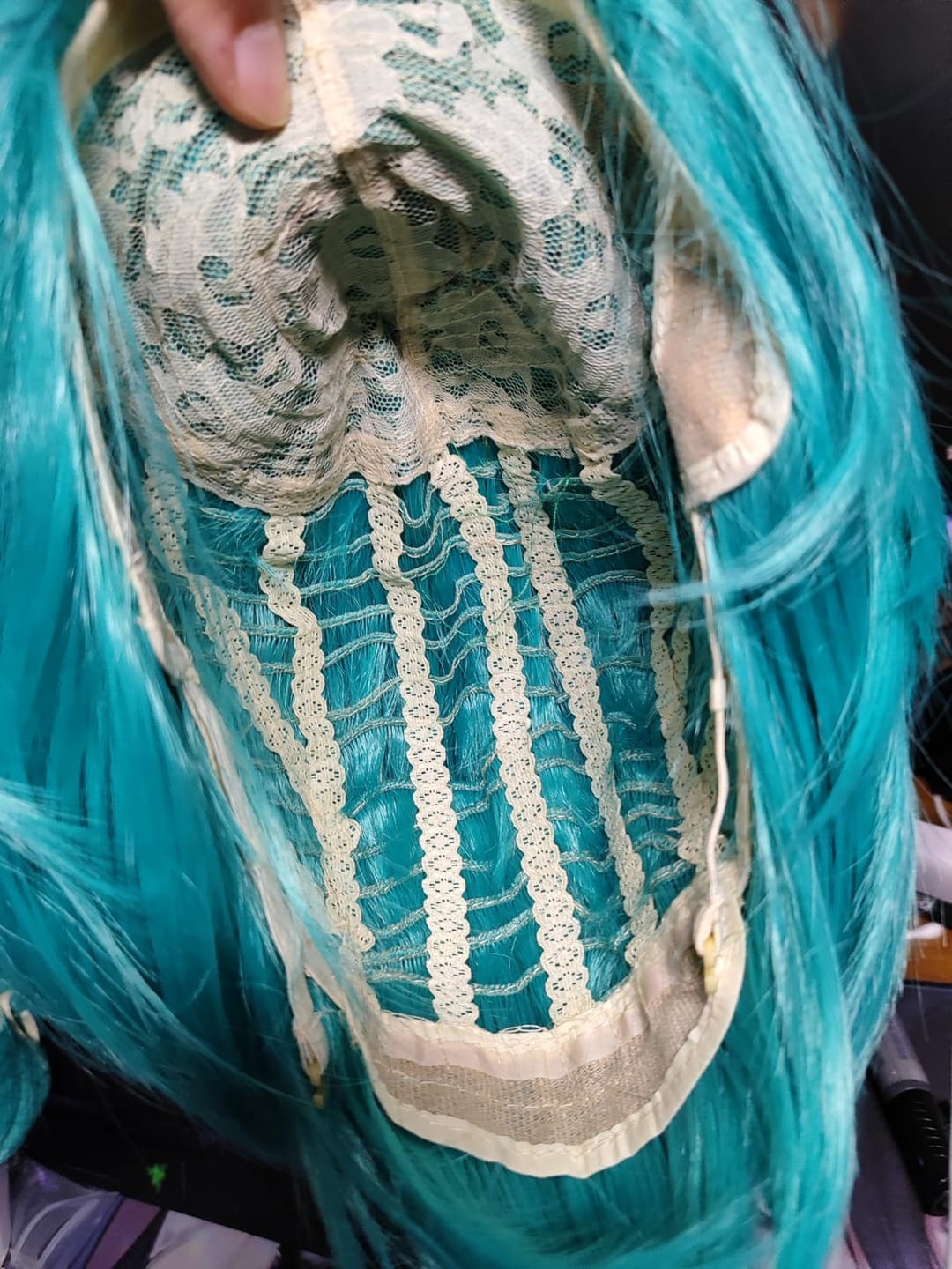 Customer photo review of Virtual Singer Hatsune Miku Long Hair Basic Wig
