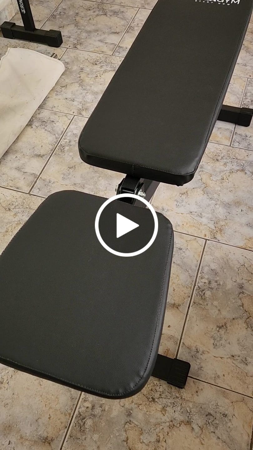 Customer video review of Banco de musculação 6x1 posições