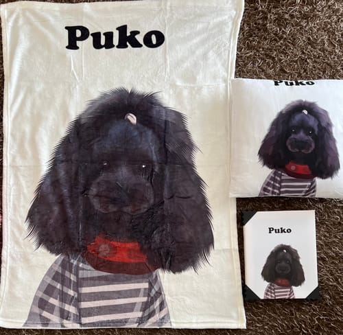 Customer photo review of Petcanva©オーダーメイド ペット似顔絵