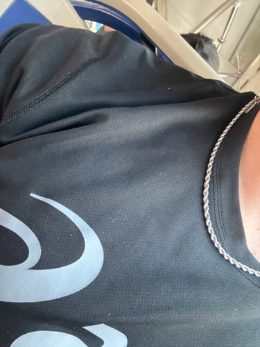 Customer photo review of ROPE CHAIN 3MM | Silver