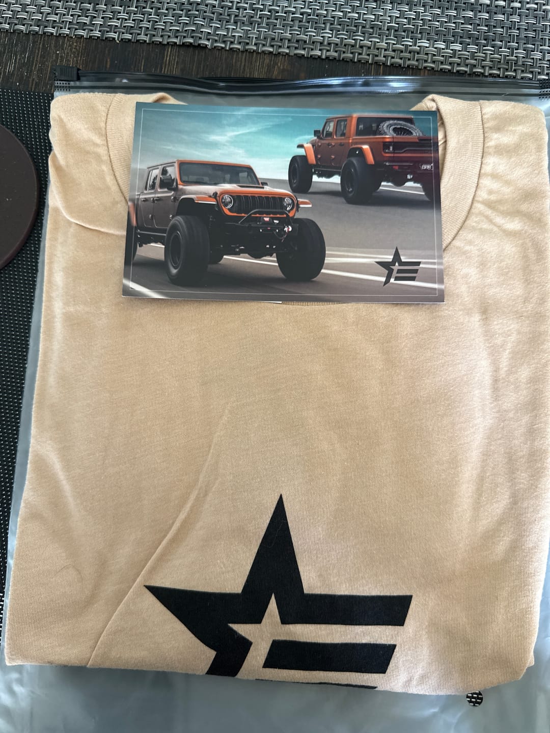 Customer photo review of Rogue Tee
