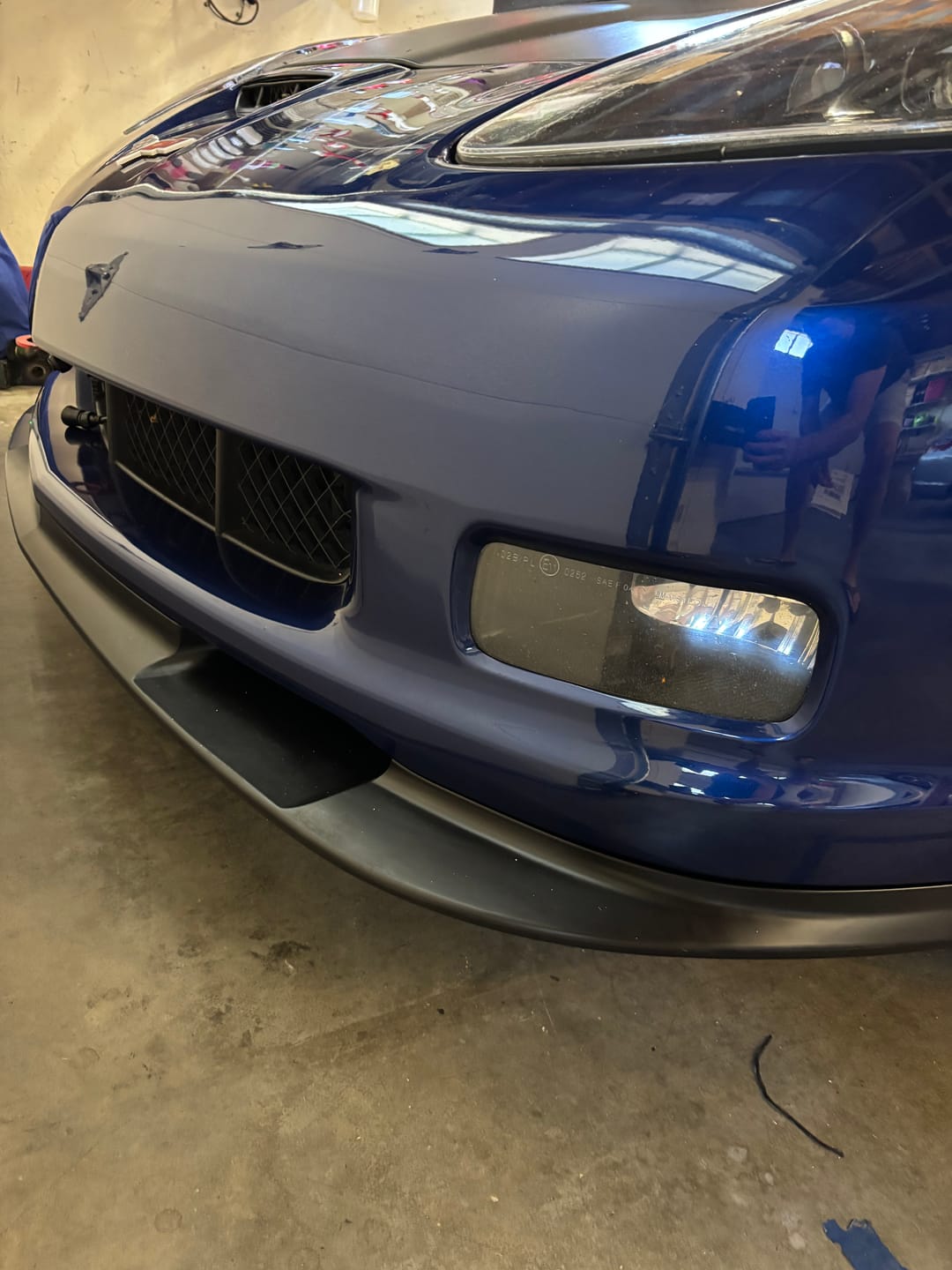 Customer photo review of Corvette C6 Grand Sport / Z06 Front Splitter Lip | ZR1 Conversion Package