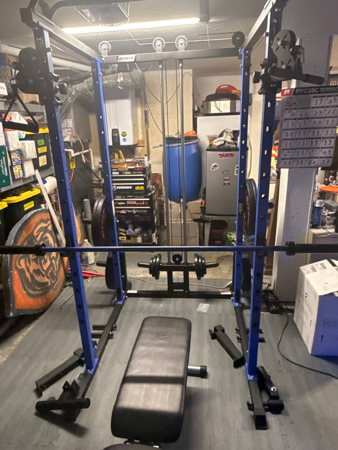 Customer photo review of RitFit PPC03 1000lbs Power Cage with Smooth Cable System
