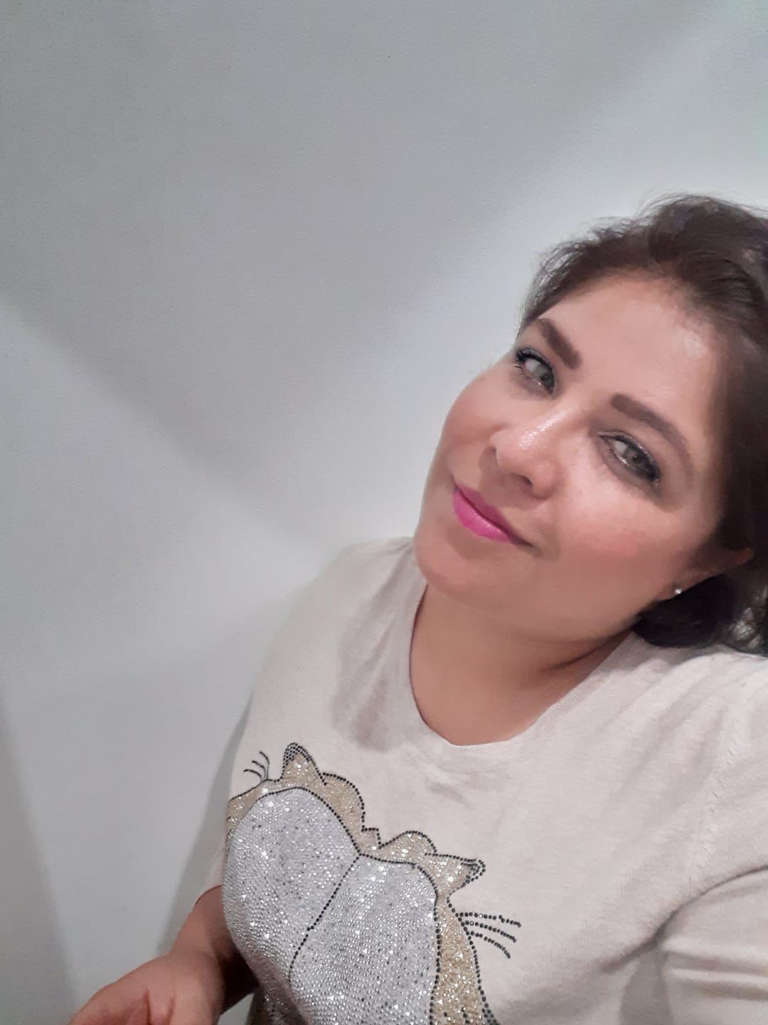 Customer photo review of Amazonia Green Prescription Colored Contact Lenses