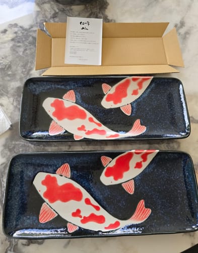 Customer photo review of Assiette à Sushi Carpe Koï