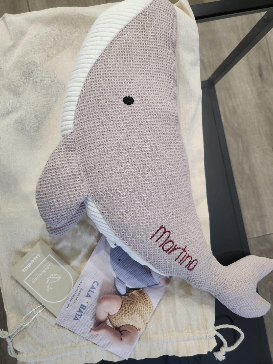 Customer photo review of Peluche Ballena Susi - ROSA