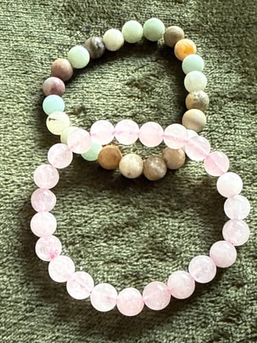 Customer photo review of Aria: Natuurlijke Kristallen Armband voor Genezende Energie