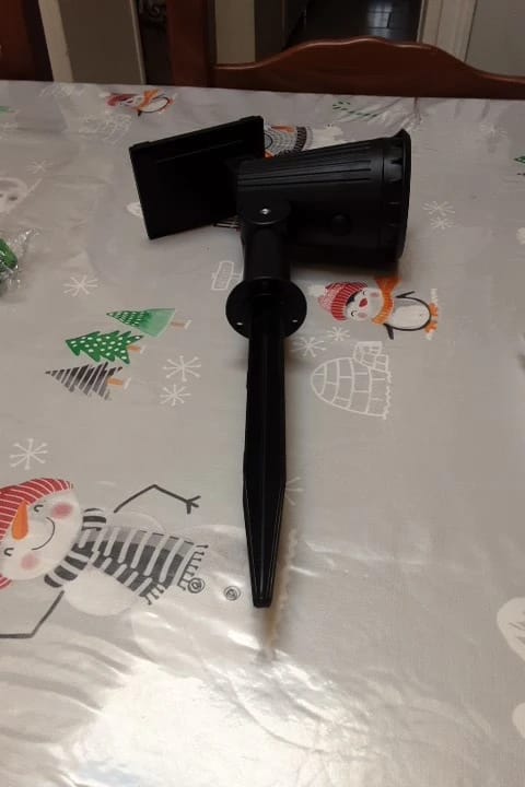 Customer photo review of 9 LED Solar Spot Lights