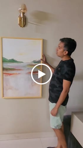 Customer video review of Ethereal Vistas, Abstract Painting