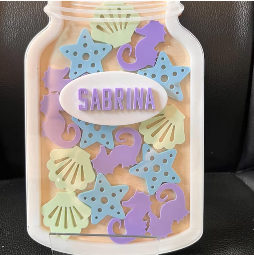 Customer photo review of Kids Reward Jar - Under the Sea
