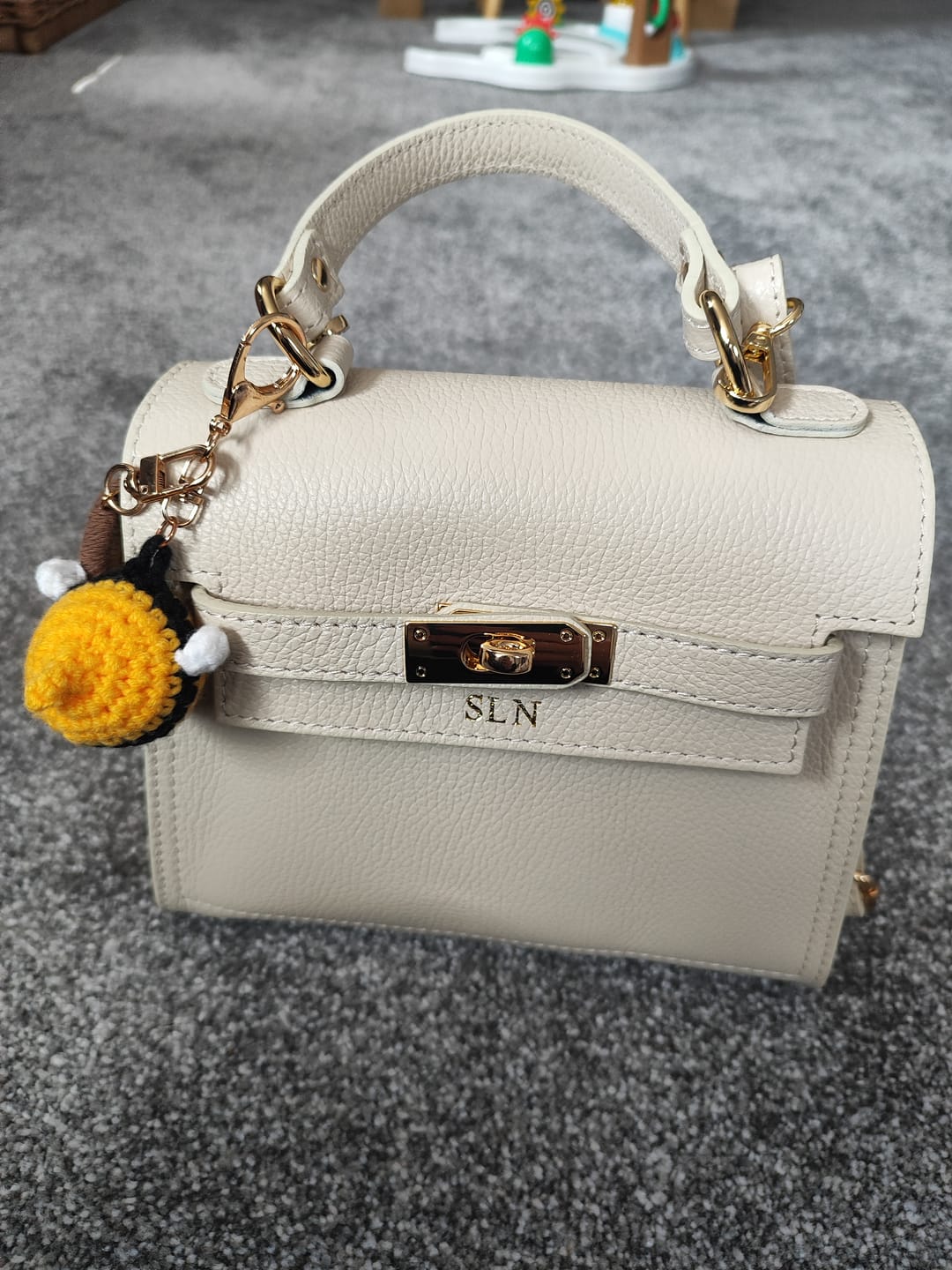 Customer photo review of Polly Top Handle Bag