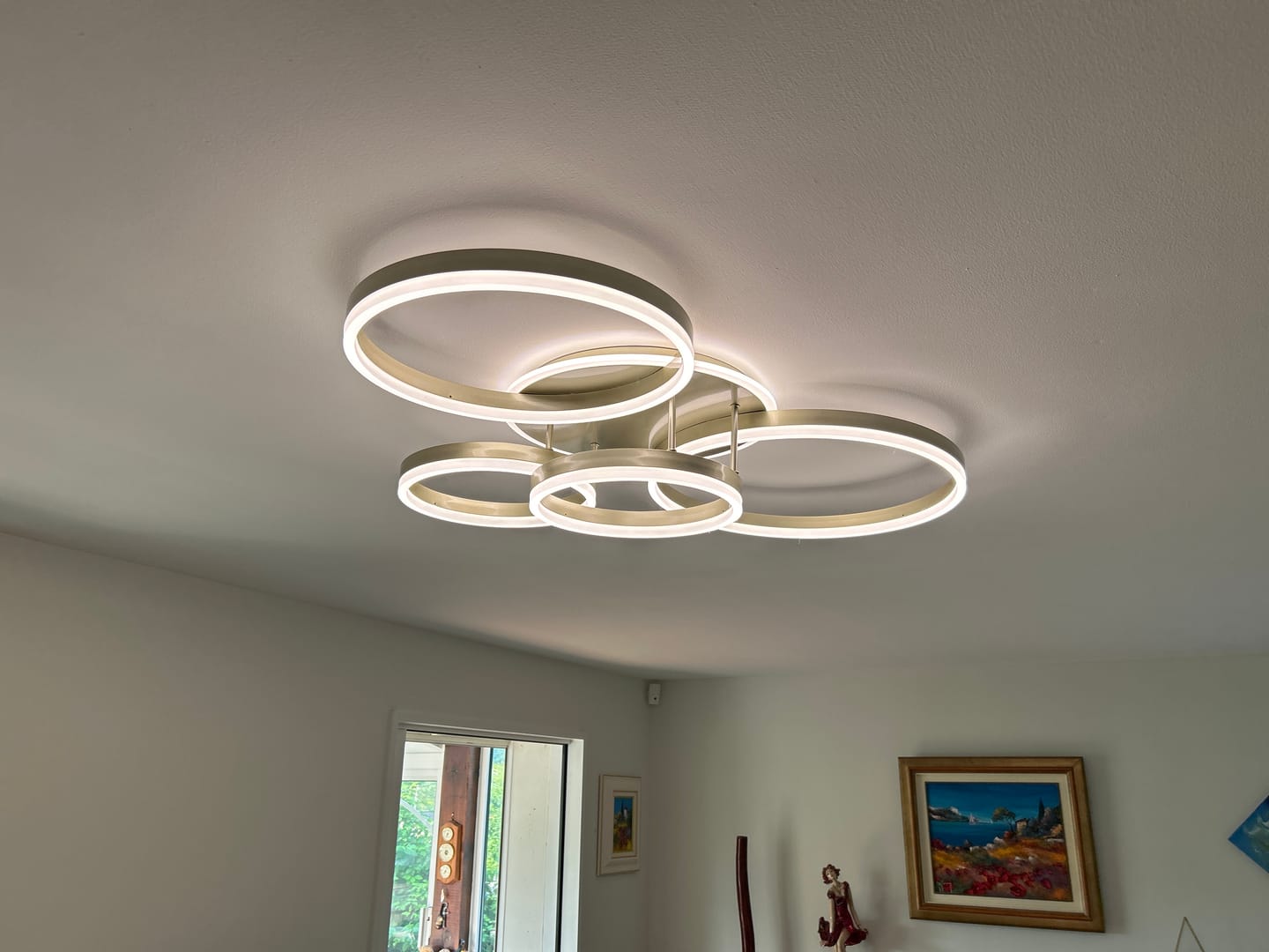 Customer photo review of Plafonnier LED Dimmable  | Cercles design