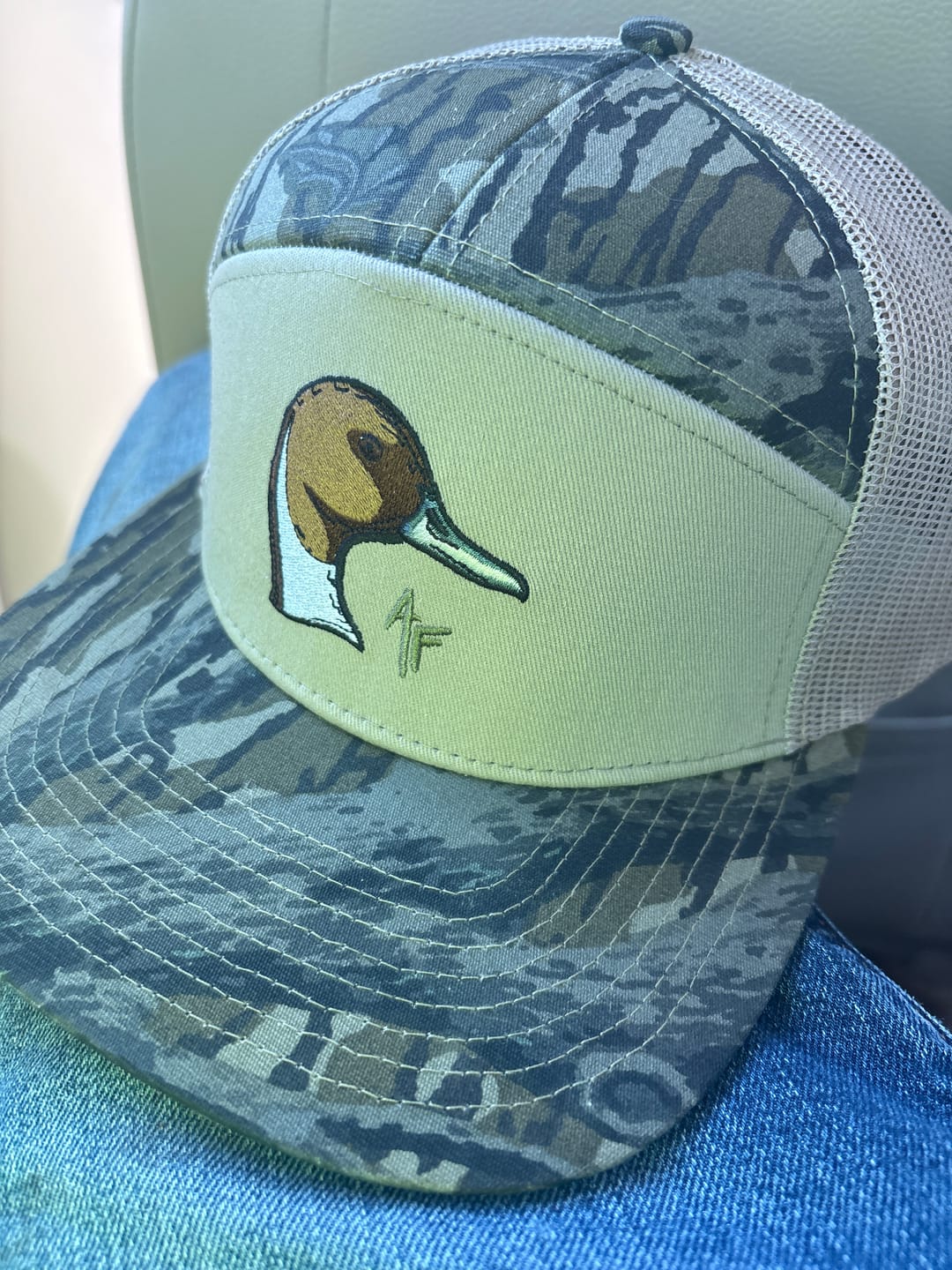 Customer photo review of Pintail Duck Head — 7 Panel Tree Stand