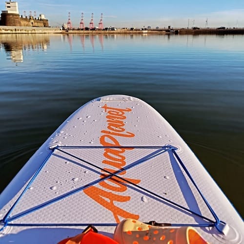 Customer photo review of Aquaplanet Max Plus 11'8" Inflatable SUP Package - Beach