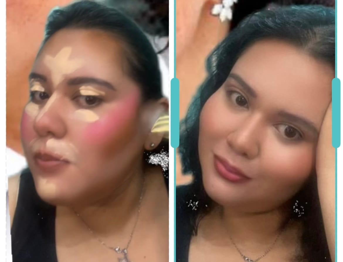 Customer photo review of P. Louise Love Letters Blush & Bronzer Bundle