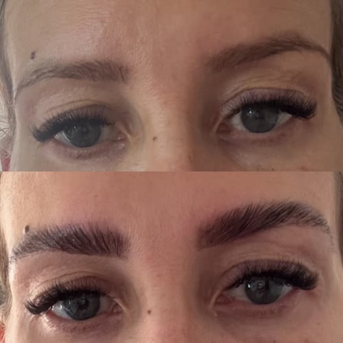 Customer photo review of Brow lamination set "Didier Lab" Esthétique, 3x1 pcs. x 1,5 ml