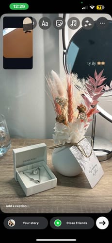 Customer photo review of Petal Charm Vase