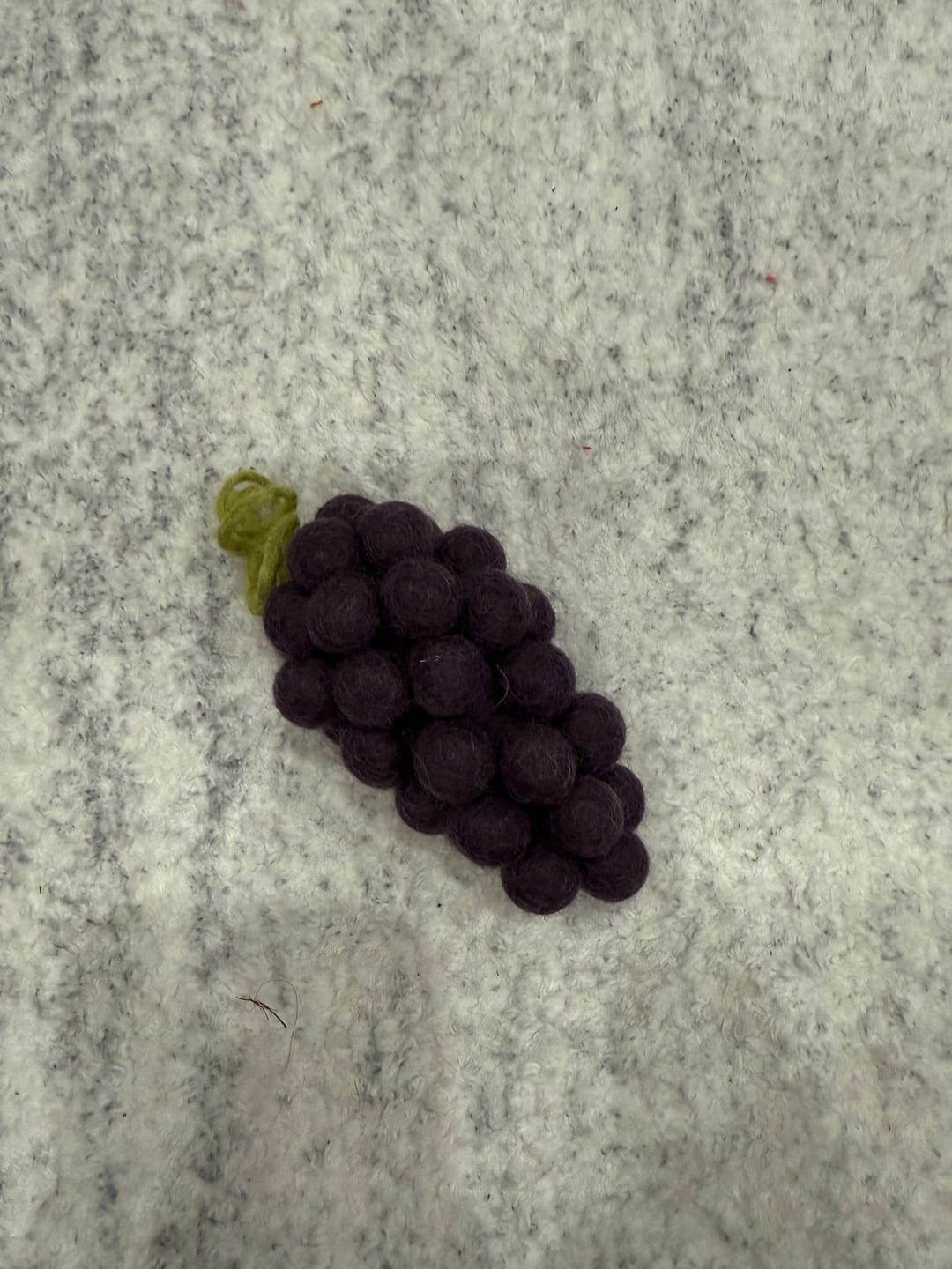 Customer photo review of Felt Vegetables and Fruits - Pick and Choose