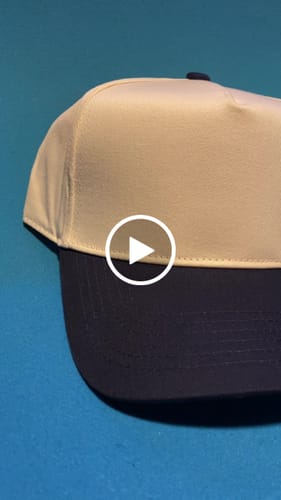 Customer video review of K-Frame 5 Panel Baseball Hat