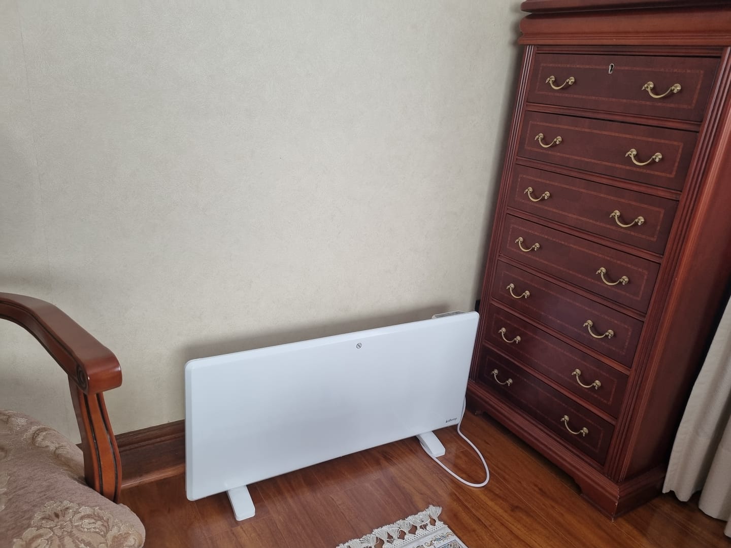 Customer photo review of Estufa Electrica Calefactor Kaltemp Wally Inverter 1000W Wifi | 12m2