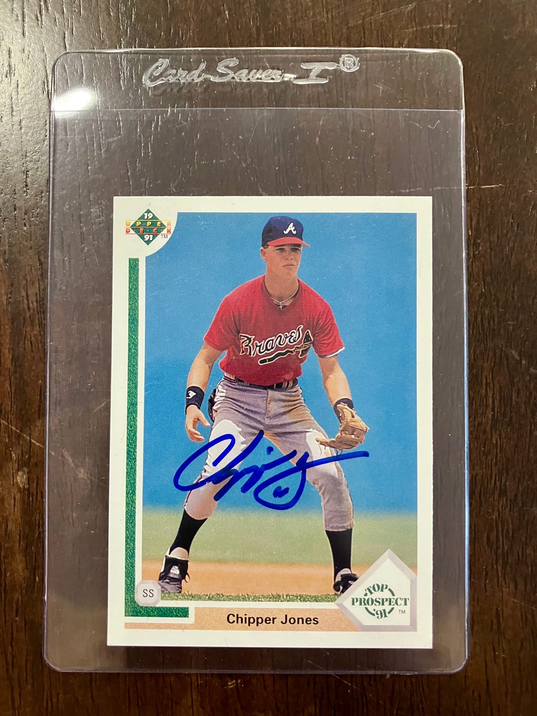 Customer photo review of Chipper Jones Autograph Signing