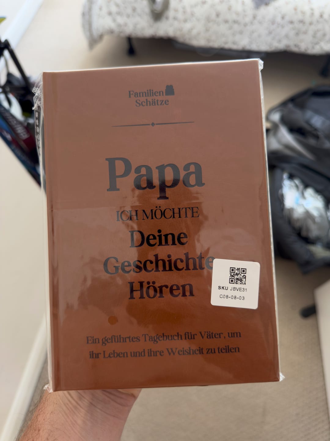 Customer photo review of Vater-Erinnerungen Geführtes Tagebuch