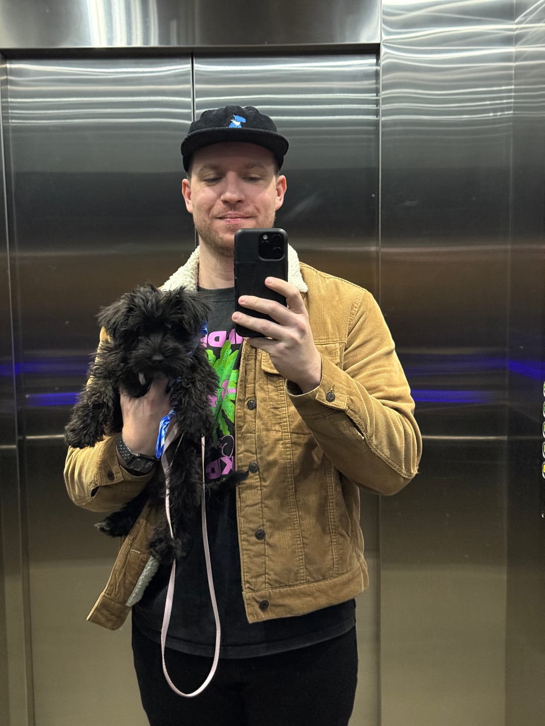 Customer photo review of CUSTOM CORDUROY CAP