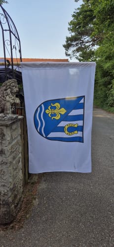 Customer photo review of Fahne inkl. Druck