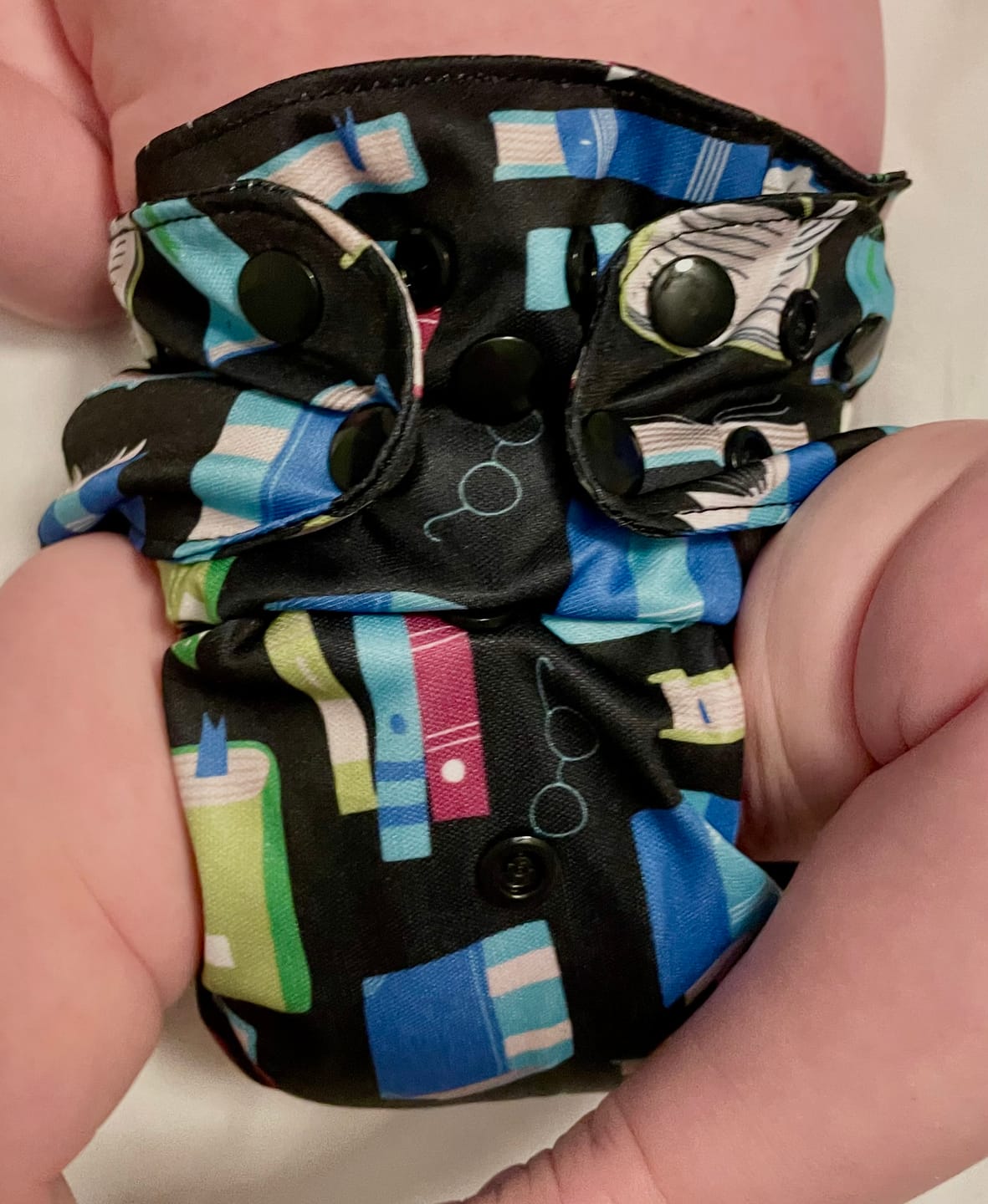 Customer photo review of Hobby and Interests: Essentials Pocket Cloth Diaper with Athletic Wicking Jersey, Grows with your Baby