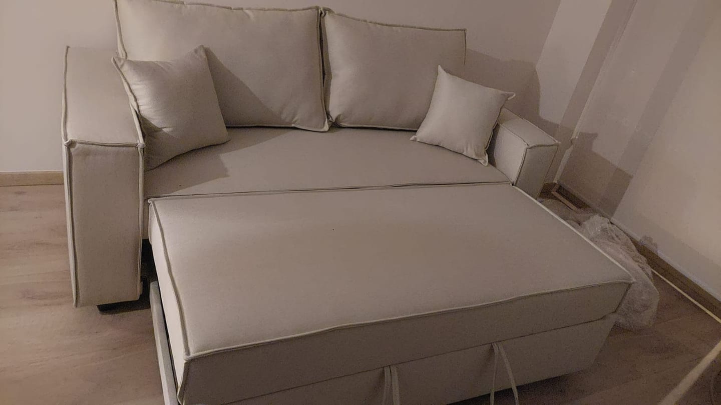 Customer photo review of Sofá Cama Mónaco Cojines Grandes