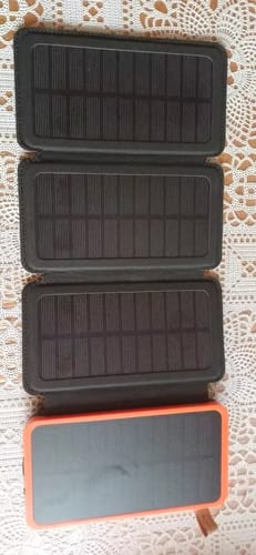Customer photo review of SolaBank Fold Wireless Charging Powerbank 10000mAh
